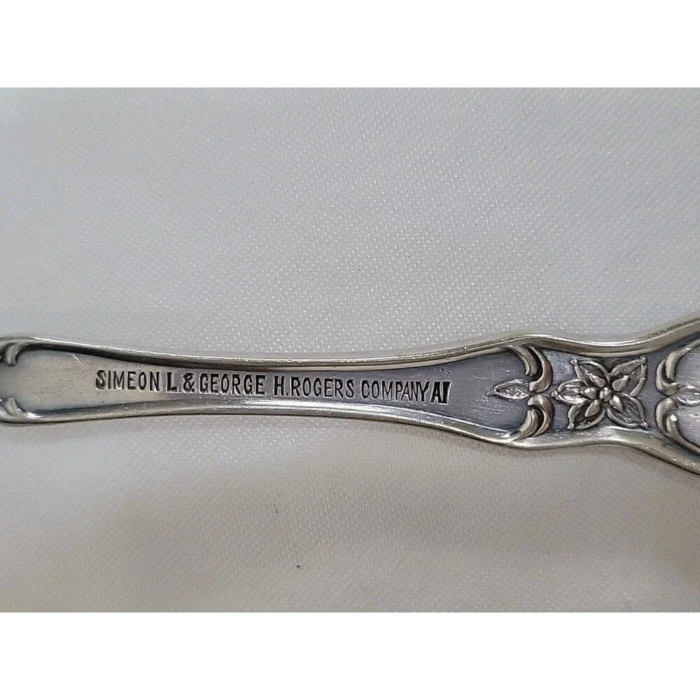 (5) Vintage Silverplate Serving Utensils Lot 4pc Charcuterie Set Rogers Leonard